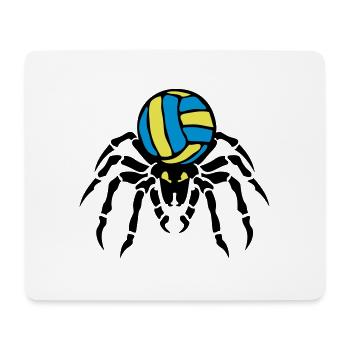 volleyball waterpolo araignee spider spi - Tapis de souris (format paysage) - blanc - Devant