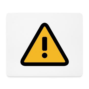 achtung_f2 - Mouse Pad (horizontal) - white - Front
