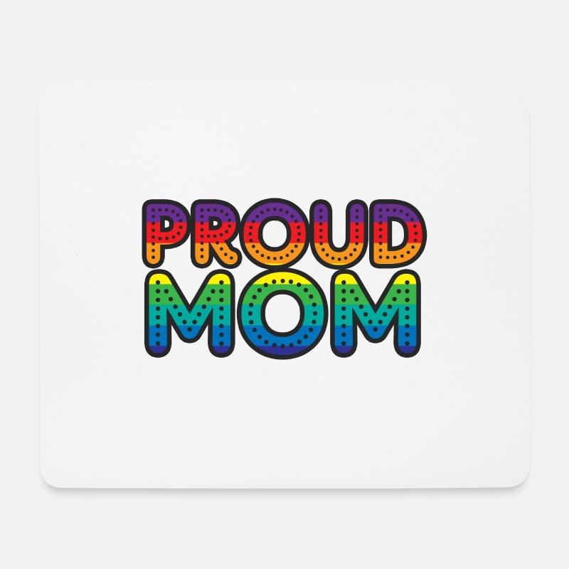 Stolzes Mutter-Mutter-Tagesgeschenk - Shirt - Mousepad (Querformat) - Weiß