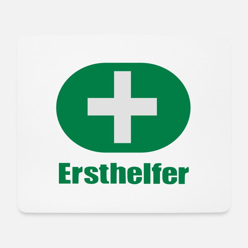 Ersthelfer Geschenk Geburtstag Party Feier - Mousepad (Querformat) - Weiß