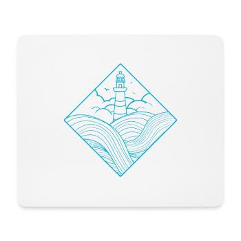 lighthouse - Mouse Pad (horizontal) - white - Front