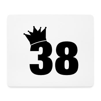 38_krone_f1 - Mousepad (Querformat) - Weiß - Vorne