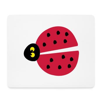 ladybug insects - Mouse Pad (horizontal) - white - Front