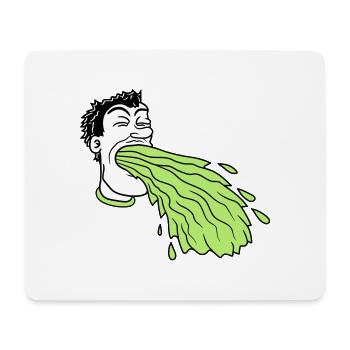 vomit vomit sick sick vomit ek - Mouse Pad (horizontal) - white - Front