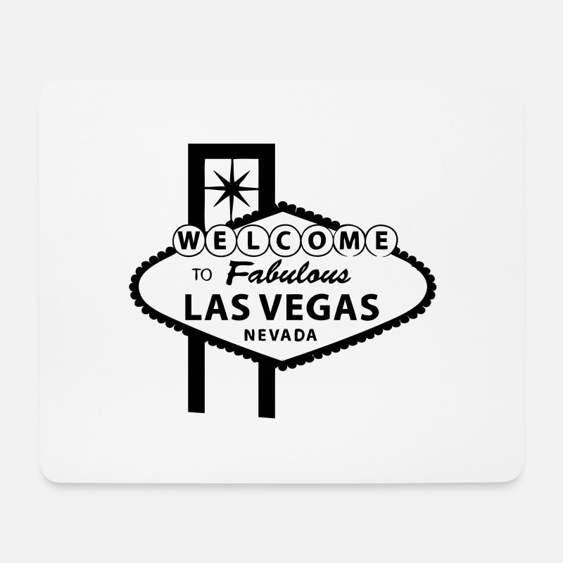 Las Vegas - Mousepad (Querformat) - Weiß