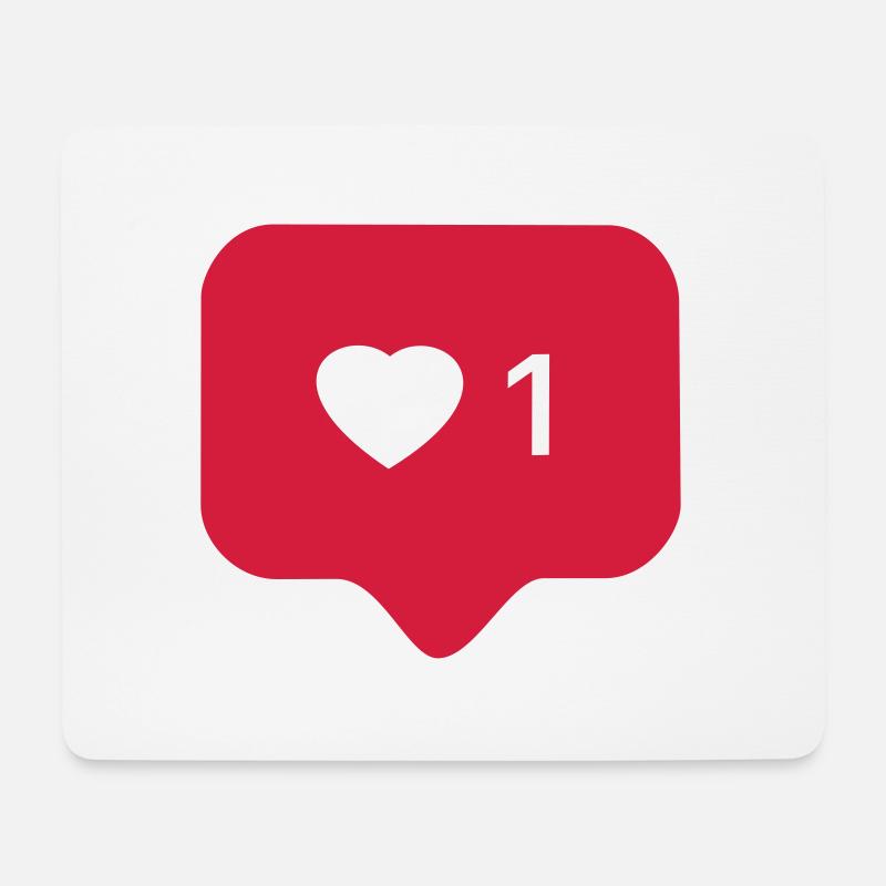 Instagram Like - Mouse Pad (horizontal) - white