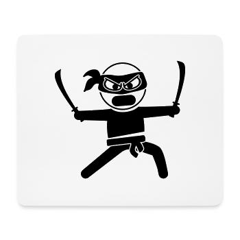 ninja_f1 - Tapis de souris (format paysage) - blanc - Devant