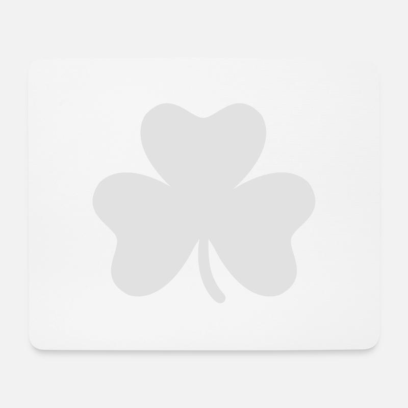 Shamrock - Mousepad (Querformat) - Weiß