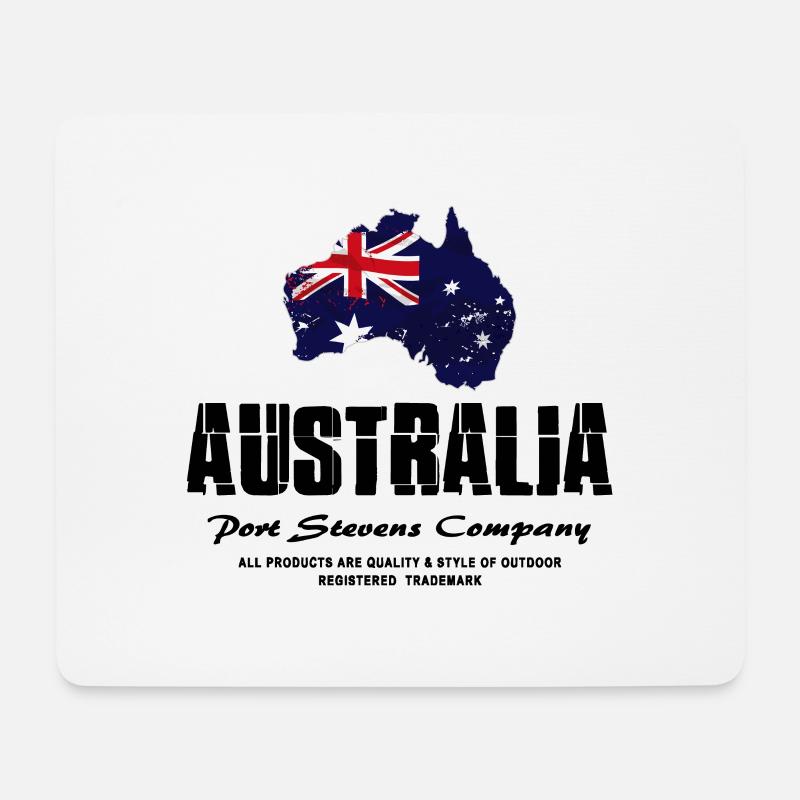 Australia - Australien - Mousepad (Querformat) - Weiß
