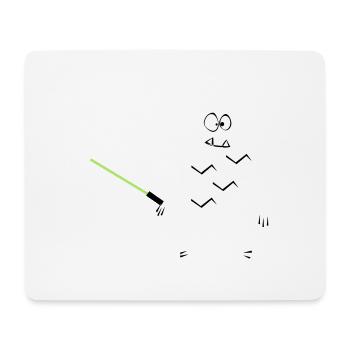 Rückkehr der Yeti-Ritter - Mousepad (Querformat) - Weiß - Vorne