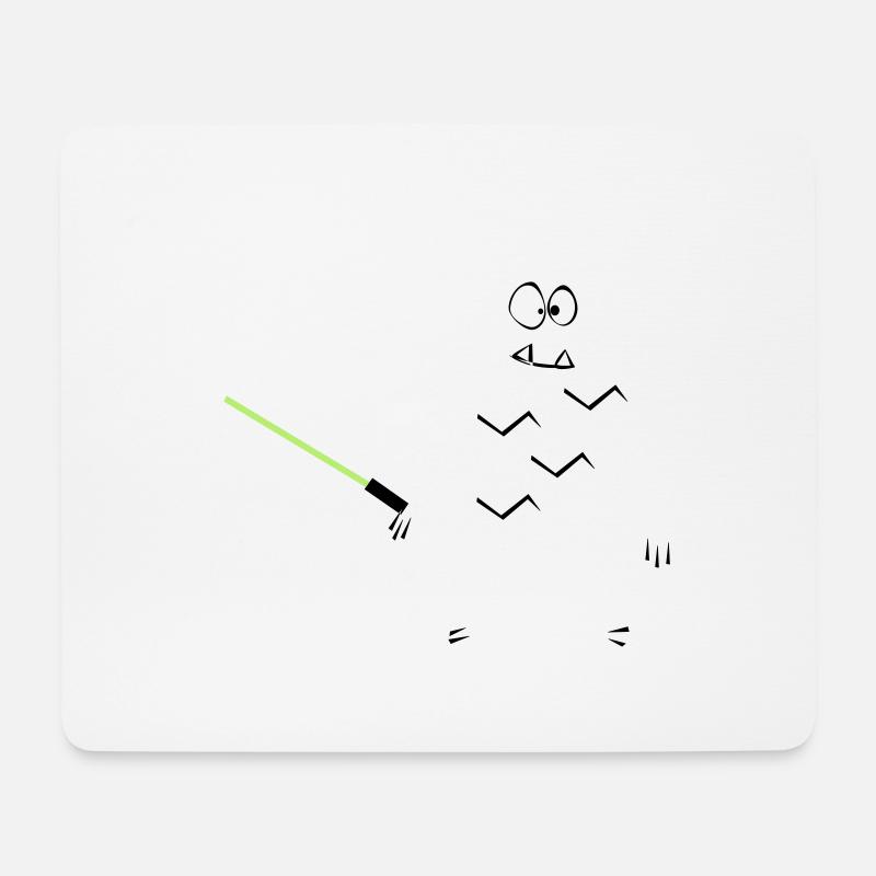 Rückkehr der Yeti-Ritter - Mousepad (Querformat) - Weiß