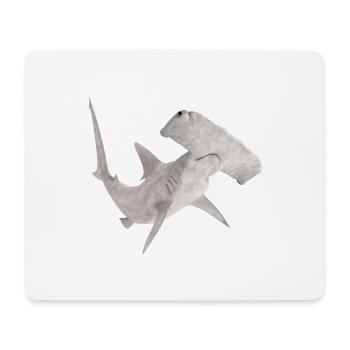 Great hammerhead, shark, shark - Mouse Pad (horizontal) - white - Front