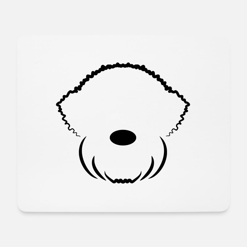 LR1 1 - Mousepad (Querformat) - Weiß