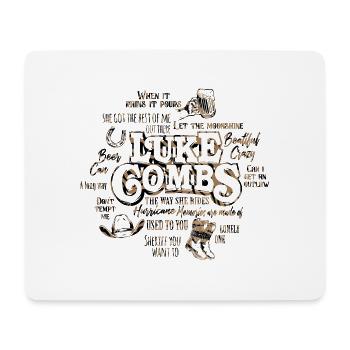 Combs Songs 3 - Mousepad (Querformat) - Weiß - Vorne