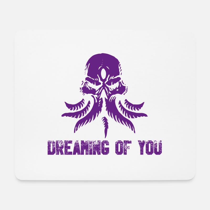 Träumen von Ihnen - Mousepad (Querformat) - Weiß