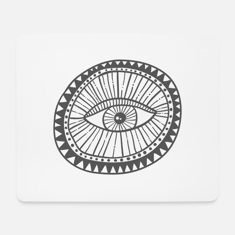 Magisches Auge - Mousepad (Querformat) - Weiß