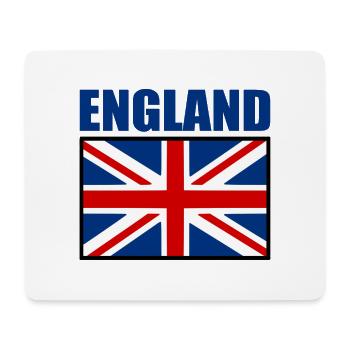 England - Mousepad (Querformat) - Weiß - Vorne