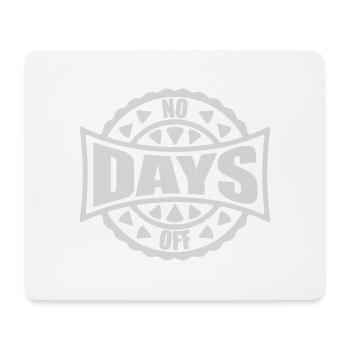 pas de jours de congé devis - Tapis de souris (format paysage) - blanc - Devant