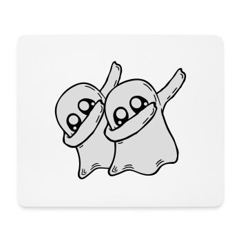 2 Dabbing Ghosts Friends - Mouse Pad (horizontal) - white - Front