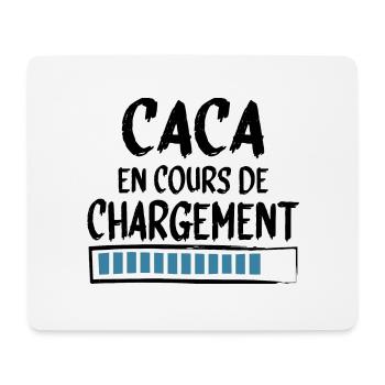 Caca Boudin Bébé Homme Femme Cadeau Humour - Tapis de souris (format paysage) - blanc - Devant