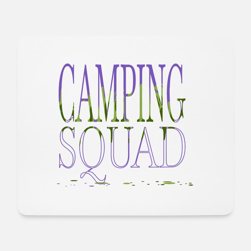 camping hoodie hike camping funny tshirt humor - Mousepad (Querformat) - Weiß