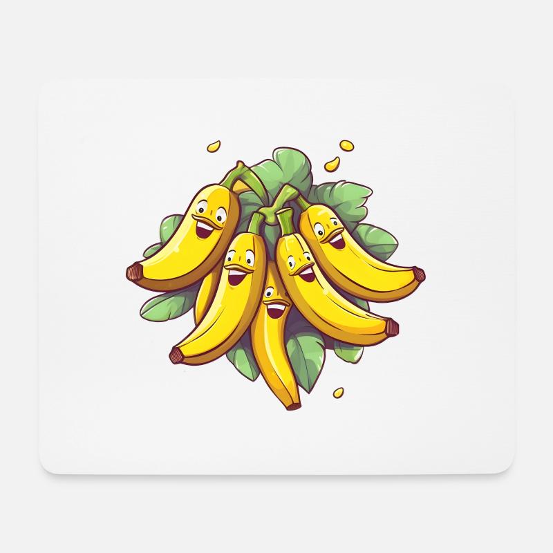Banana Brothers: Ein fruchtiger Spaß - Mousepad (Querformat) - Weiß