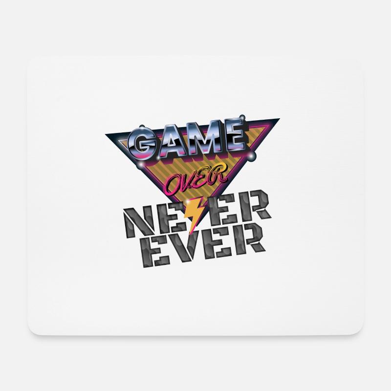 Never Ever - Mousepad (Querformat) - Weiß