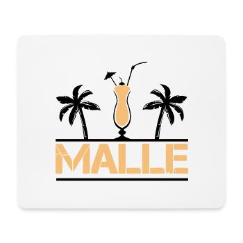 malle - Tapis de souris (format paysage) - blanc - Devant