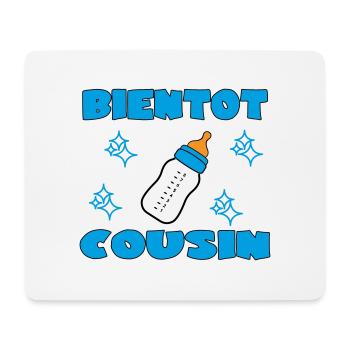 BALDIGER COUSIN - Mousepad (Querformat) - Weiß - Vorne