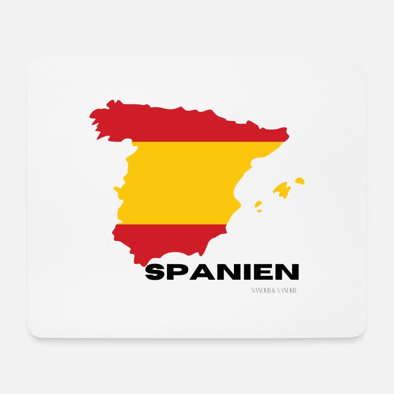 Spanien - Mousepad (Querformat) - Weiß