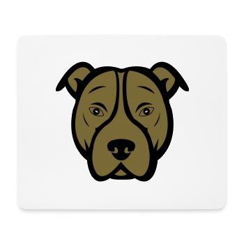 dog - Mousepad (Querformat) - Weiß - Vorne