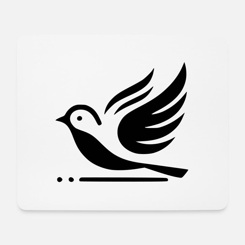 Dove - Mouse Pad (horizontal) - white