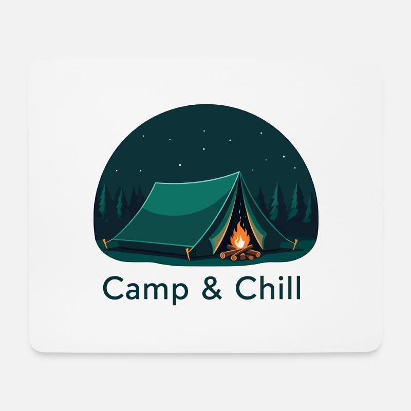 CAMPEN & CHILLEN - Mousepad (Querformat) - Weiß