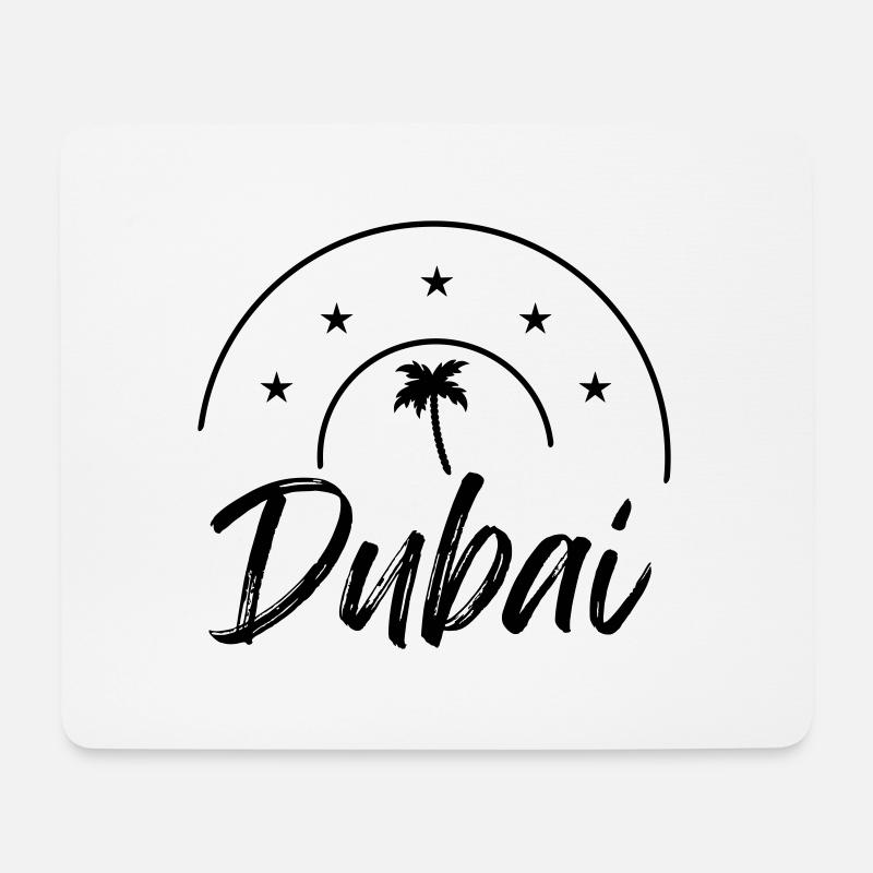 Dubai - Mousepad (Querformat) - Weiß