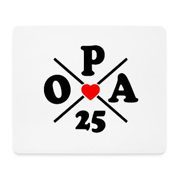 Grandpa 2025 - Mouse Pad (horizontal) - white - Front