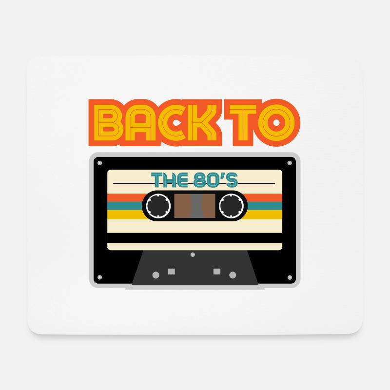 Retro 80er Jahre Style Party - Back to the 80's - Mousepad (Querformat) - Weiß