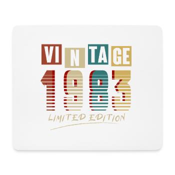 Vintage 1983: Limited Edition - 42nd Anniversary. - Mouse Pad (horizontal) - white - Front