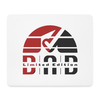 Limited Edition Vintage: Die zeitlose Bindung eines Vaters - Mousepad (Querformat) - Weiß - Vorne