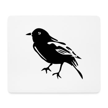Spatz - Mousepad (Querformat) - Weiß - Vorne