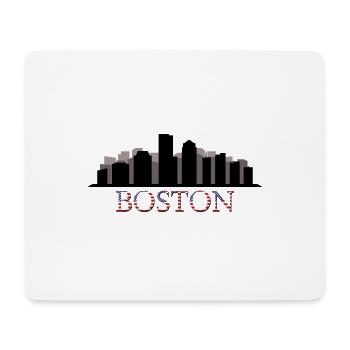 horizon boston - Tapis de souris (format paysage) - blanc - Devant