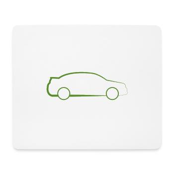 Auto - Mousepad (Querformat) - Weiß - Vorne
