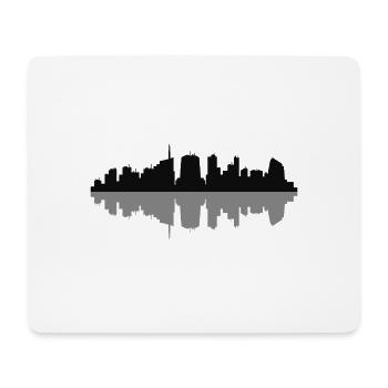 horizon Milan - Tapis de souris (format paysage) - blanc - Devant