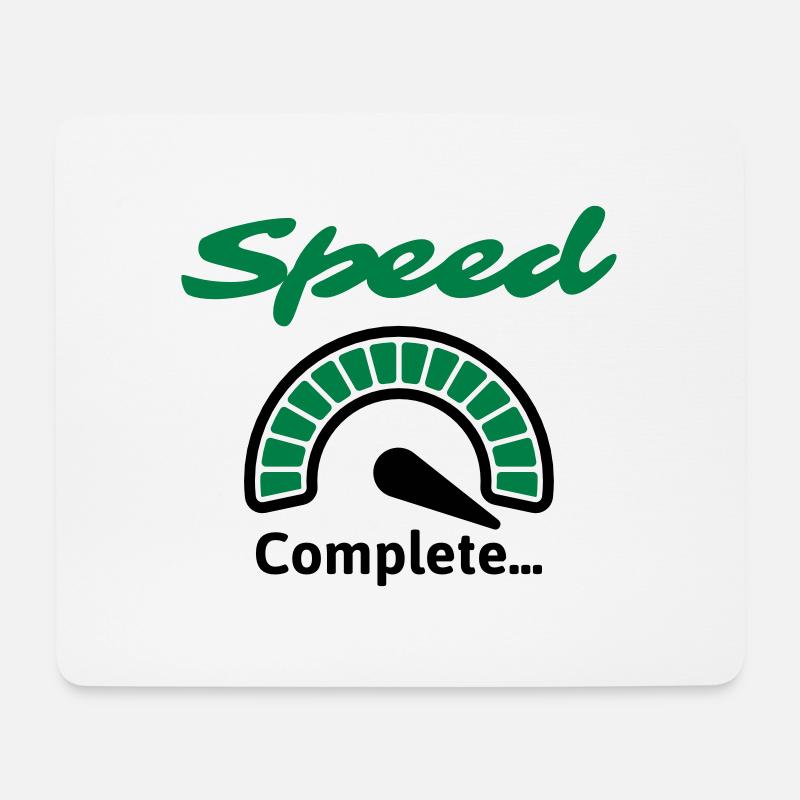 Speed Complete... - Mousepad (Querformat) - Weiß