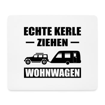 Camping - Mousepad (Querformat) - Weiß - Vorne
