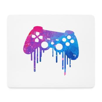 Gaming splash - Mousepad (Querformat) - Weiß - Vorne