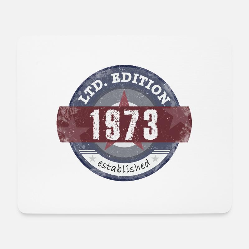 LtdEdition 1973 - Mousepad (Querformat) - Weiß