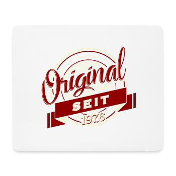 Geburtstag Shirt · Geburtstag · Original 1976 - Mousepad (Querformat) - Weiß - Vorne