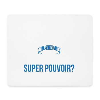 Orthoptiste super pouvoir homme - Tapis de souris (format paysage) - blanc - Devant