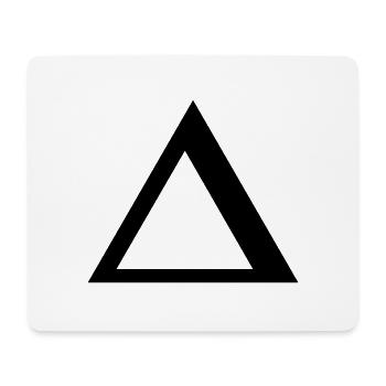 Delta greek alphabet - Mousepad (Querformat) - Weiß - Vorne