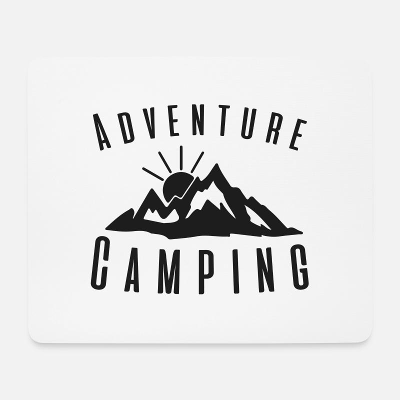Adventure Camping - Camping Life - Mouse Pad (horizontal) - white